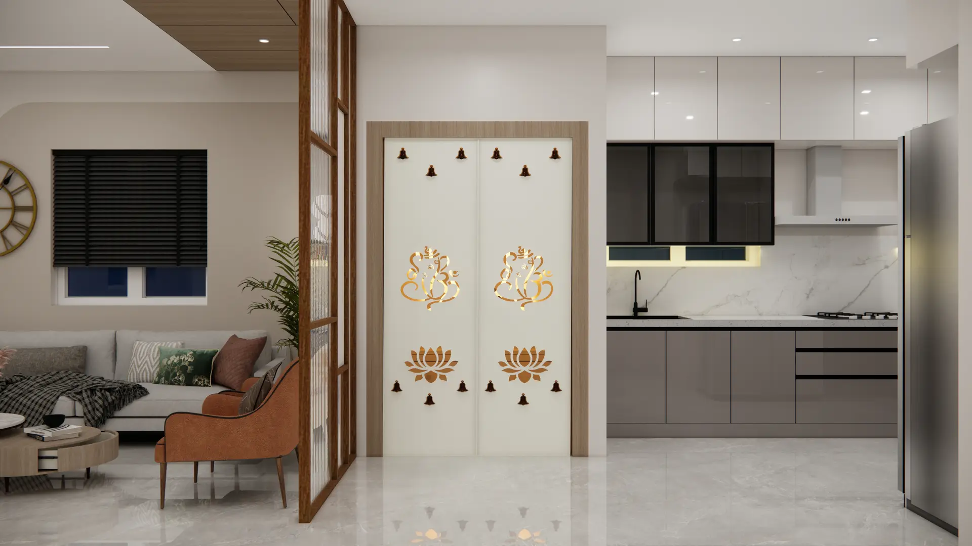2BHK Kondapur Render 06
