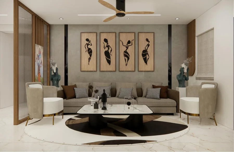 SD Interiors Living Room Hyderabad